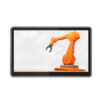 Nuevo Monitor Táctil Industrial LCD con Montaje en Panel VESA 75/100, Totalmente Cerrado, IP65 Impermeable, Sin Ventilador, con Puertos USB/Seriales