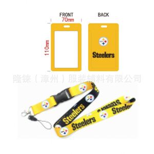 Nuevo Lanyard de Poliéster Personalizado de Alta Calidad con Impresión por Sublimación de 32 Equipos de Fútbol, con Porta Identificación LONGLAI Ll2025072502 - Product Image 3