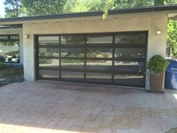 Porte de garage automatique sectionnelle moderne en aluminium 9x8 9x7 16x7 Prix Porte de garage en plexiglas