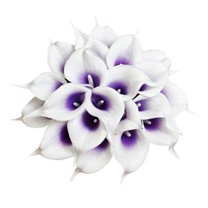 Hoa Calla Lily giả cao cấp, chất liệu như thật, màu trắng, dùng trang trí đám cưới, tiệc tùng, nhà cửa, làm trung tâm bàn tiệc - Product Image 5
