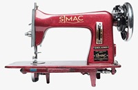 Machine à coudre industrielle à point droit SIMAC pour la fabrication de vêtements et la couture, provenant d'un fournisseur indien