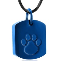 Offre Spéciale militaire plaque urne pendentif commémoratif collier de poils d'animaux bouteille de parfum pour chiens chats cendres avec cercueils
