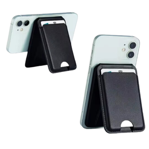 Dompet kulit magsafe dapat dilepas, tempat kartu ponsel dengan dudukan magnetik kustom untuk Dompet magsaf - Product Image 1