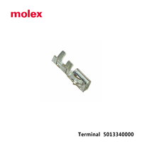 Connecteur de borne à sertir femelle fil à fil Molex série 501334, pas de 1,0 mm, 5013340000, alliage de cuivre, 3A 250V