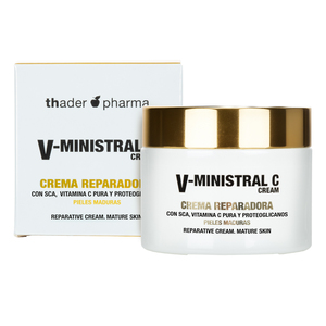 Crema Reparadora para Piel Madura Thader Pharma V-Ministral C con Vitamina C y Proteoglicanos - Product Image 1