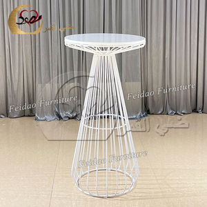 Meubles de salon, tables et chaises de bar hautes incurvées modernes en acier inoxydable pour hôtel et cave à vin - Product Image 3