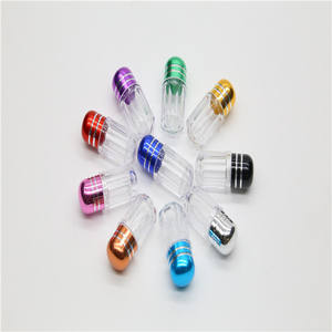 ยาเม็ดสำหรับผู้ชายเพื่อเสริมสมรรถภาพทางเพศ  ขวดพลาสติกสำหรับบรรจุภัณฑ์  ขวดแคปซูลทรงกระบอกขนาดเล็กแบบเดี่ยว - Product Image 1