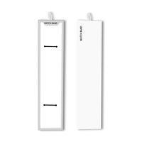 Boîte cadeau en papier pour bracelet de montre connectée, structure rigide recyclable, doublure en éponge, pelliculage mat, gaufrage, fermeture magnétique personnalisable