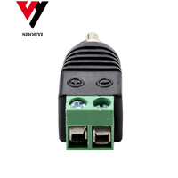 Connecteur de Terminal AV RCA mâle, connecteur de borne de CCTV, connecteur AV vidéo, norme internationale