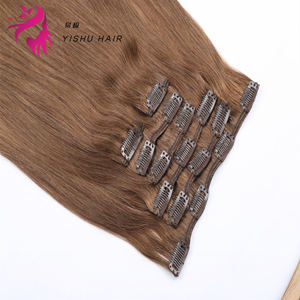 Extensions de cheveux indiens Remy vierges 100 % de luxe les plus populaires 2025, à clipser, longueur 12-30 pouces, double trame - Product Image 3