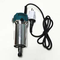 Moteur de broche refroidi par air 1,5 kW 1500 W, diamètre 64 mm, mandrin ER11 pour machine de gravure CNC DIY