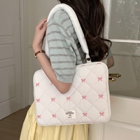 Nueva Bolsa de Hombro de Poliéster Estilo Instagram, Dulce y Versátil, para Computadora Portátil, Funda para MacBook de 133 Pulgadas