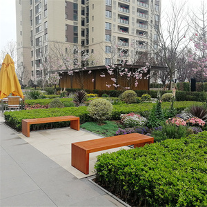 Muebles <span class=keywords><strong>de</strong></span> exterior para parque público sin respaldo, banco <span class=keywords><strong>de</strong></span> madera para asientos, jardín exterior, Patio, asiento <span class=keywords><strong>de</strong></span> madera <span class=keywords><strong>de</strong></span> <span class=keywords><strong>pino</strong></span> rústico, banco sin respaldo - Product Image 4