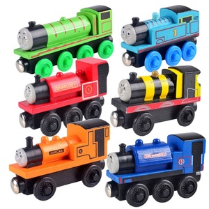 Train en bois CE, wagons, locomotives, ensemble de jouets pour enfants, jouets éducatifs pour bébés, autres jouets, voie ferrée, voiture, camion - Product Image 5