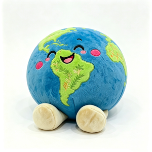 Peluche de la Tierra personalizado, Globo terráqueo de peluche, Peluche del planeta Tierra, Peluche de la Tierra - Product Image 3