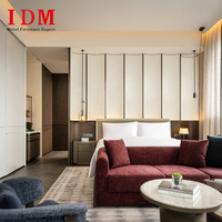 IDM Modernes Massivholz Umweltfreundliches Hotel-Schlafzimmer-Set 5-Sterne Luxus-Apartments Villen - Maßgefertigter Hersteller Komplettprojekt