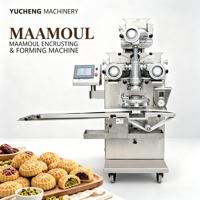 Machine automatique de fabrication de maamoul avec écran tactile, équipement multifonctionnel d'encrustage pour kubba et mooncake, équipement de traitement complet