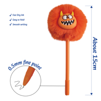 Pulpen Gel Monster Plush Strange Us 0.5mm Tinta Biru Desain Lucu Plastik untuk Pelajar dan Kantor |   Rekrut Agen Eksklusif Global