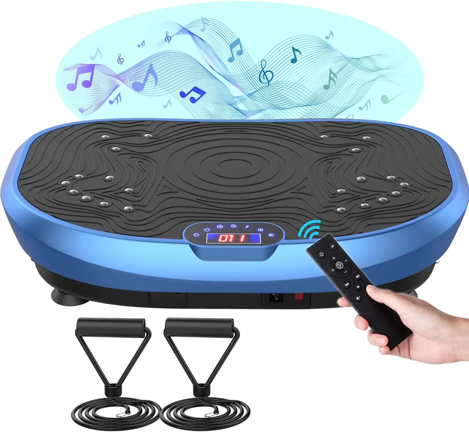 Crazy fit massage power whole body shake exercise vibrating machine optional color vibration plate for body shape