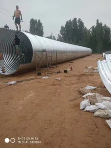 Galvanized Steel Tube Stainless Steel Corrugated Culvert Pipe For Drain Culvert Pipe Fittin