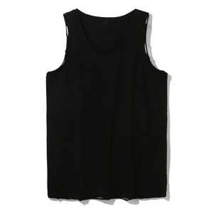 Gilet oversize sans manches personnalisé avec logo imprimé, style streetwear, pour le sport et la course, coupe ample, col délavé, en coton 230g, écologique, vierge - Product Image 3