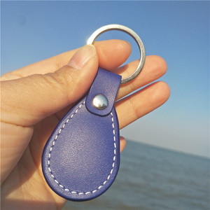 13.56mhz Nfc encodage numérotation Logo personnalisé porte-clés Rfid en cuir véritable de haute qualité - Product Image 3