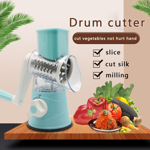3 in 1 Manual Rotary <b>Cheese</b> <b>Grater</b> Handheld Shredder Slicer Grinder Tabletop Drum Vegetables Cutter for Vegetable - Product Image 5