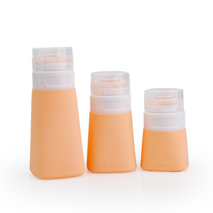Hot Selling Travel <b>Bottles</b> for Toiletries Leak Proof Travel Size Containers,Silicone Squeezable Travel Accessories - Product Image 2