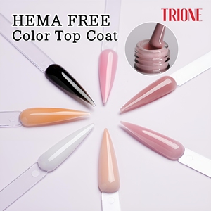 Top Coat Couleur Sans HEMA 15ML Sans Résidu, Gel UV Rose Nude Lacté Longue Durée, Fournitures Professionnelles pour Ongles de Salon - Product Image 6