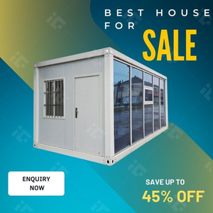 <span class=keywords><strong>Casa</strong></span> Modulare Prefabbricata Temporanea da 20 Piedi, <span class=keywords><strong>Casa</strong></span> Container Portatile e Smontabile, Alloggio per Lavoratori - Product Image 1