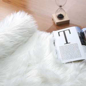 Rouleaux de textile en <span class=keywords><strong>fausse</strong></span> <span class=keywords><strong>fourrure</strong></span> lavable blanc noir rose violet - Product Image 4