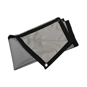 Écran de <span class=keywords><strong>projection</strong></span> mural de haute qualité 2023 16:9 60 pouces pliable portable en <span class=keywords><strong>toile</strong></span> de polyester avec soie de lait élastique - Product Image 4