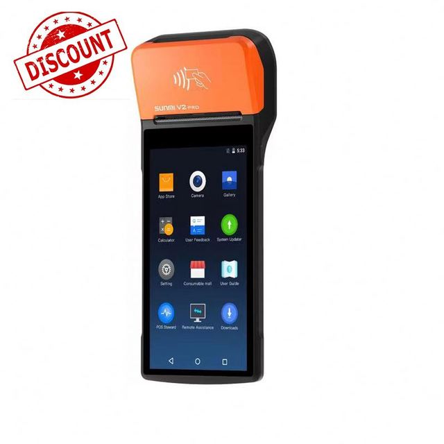 Portable Pos System Sunmi V2 PRO NFC 4G WIFI Pos Terminal 58mm Printer Android Billing Pos Machine Point of Sale Cash Register