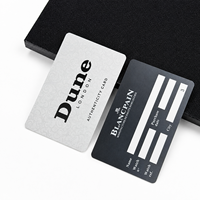 Tarjeta de Garantía Magnética de Plástico Personalizada con Impresión Offset, Código QR y Código de Barras Variable para Relojes
