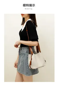 TAOMICMIC Mode Nische Design Korb Damen handtasche einfache Farbe Bump Umhängetasche