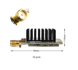 Émetteur vidéo 1.2GHz 1.3GHz 2W VTX-1G3TE 2000mW <span class=keywords><strong>9CH</strong></span> avec contrôle de tramp pour drones unisexes FPV longue portée VTX-1G3TE de jouets en métal - Product Image 4