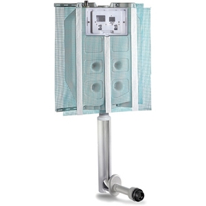 Cisterna empotrada Pucci Eco de 2 botones, 4,9 litros, 60 cm de ancho, 80 cm de largo. - Product Image 1