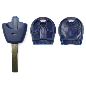 Topbest Phong Cách Mới Thông Minh Key Shell ABS Chất Liệu Xe Trống Phím Cho F-Iat Trong Màu Xanh Sip22 Thay Thế Chìa Khóa - Product Image 2