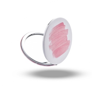 Promotional Cheap Price Gift Personalized Printing Dual Side <b>Compact</b> PU Leather <b>Mirror</b> - Product Image 5