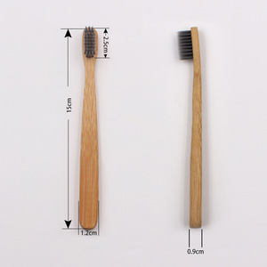 Cepillo de dientes de bambú para niños, mango de madera natural, cerdas suaves, ecológico, cepillo de dientes manual con embalaje en caja de papel. - Product Image 5