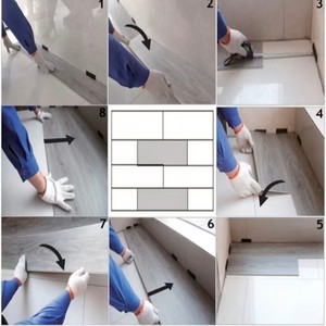 Étanche Grain de Bois 4mm 5mm 6mm Pvc Click Lock Spc <span class=keywords><strong>Floor</strong></span> Lvp <span class=keywords><strong>Floor</strong></span> Vinyl Plate Deluxe Vinyl Base <span class=keywords><strong>Hit</strong></span> <span class=keywords><strong>Floor</strong></span> - Product Image 5