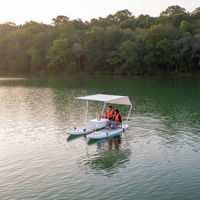 Bateau gonflable personnalisé pour usage commercial, planche à pagaie pour 2 personnes, catamaran portable, catamaran SUP à vendre