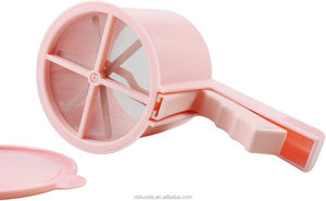 Mini tamiz <span class=keywords><strong>de</strong></span> harina <span class=keywords><strong>de</strong></span> plástico sin BPA personalizado, tamiz <span class=keywords><strong>de</strong></span> harina <span class=keywords><strong>de</strong></span> mano, colador <span class=keywords><strong>de</strong></span> malla fina <span class=keywords><strong>de</strong></span> plástico, colador <span class=keywords><strong>de</strong></span> cocina, herramienta para hornear - Product Image 2