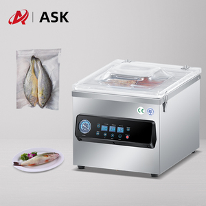 Machine d'emballage sous vide électrique multifonctionnelle de bureau pour aliments et bonbons, avec boîtier en bois automatique - Product Image 1