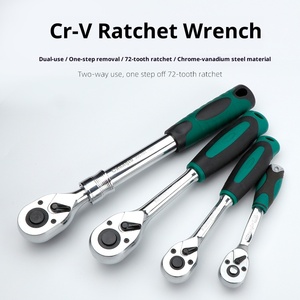 Bộ dụng cụ sửa chữa ô tô 46 món, cờ lê tác động bằng tay, cờ lê ổ cắm nhỏ 1/4 inch, hộp đựng cứng - Product Image 5