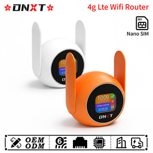 Routeur 4G DNXT 2,4 GHz 300 Mbps, routeur 4G LTE Cat4, routeur internet WiFi, modem LTE avec écran LCD et port USB Type-C pour bureau - Product Image 1