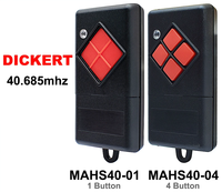 Pour DICKERT MAHS40-04 40.685 MHz porte de Garage télécommande Clone 40.685 MHz Code fixe ouvre-Garage émetteur