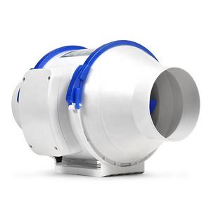 Ventilateur de conduit en ligne à flux mixte Hon & Guan 6 '', ventilateur d'échappement à faible bruit <span class=keywords><strong>Max</strong></span> 530m3/h pour tente de culture, évents - Product Image 1