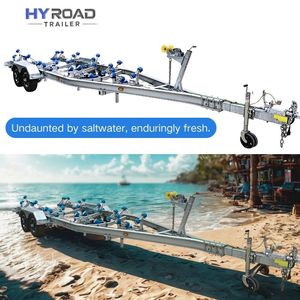 <span class=keywords><strong>Remorque</strong></span> de <span class=keywords><strong>bateau</strong></span> HY Road galvanisée à chaud de haute qualité, capacité de charge : 3320 kg, adaptée aux bateaux de 8,5 à 9,6 m - Product Image 5
