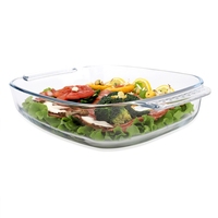 Haute borosilicate plat de cuisson au four résistant à la chaleur de cuisson